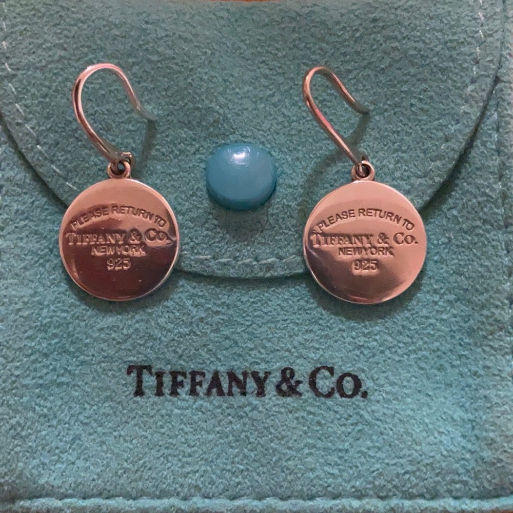 Return to Tiffany silver earrings